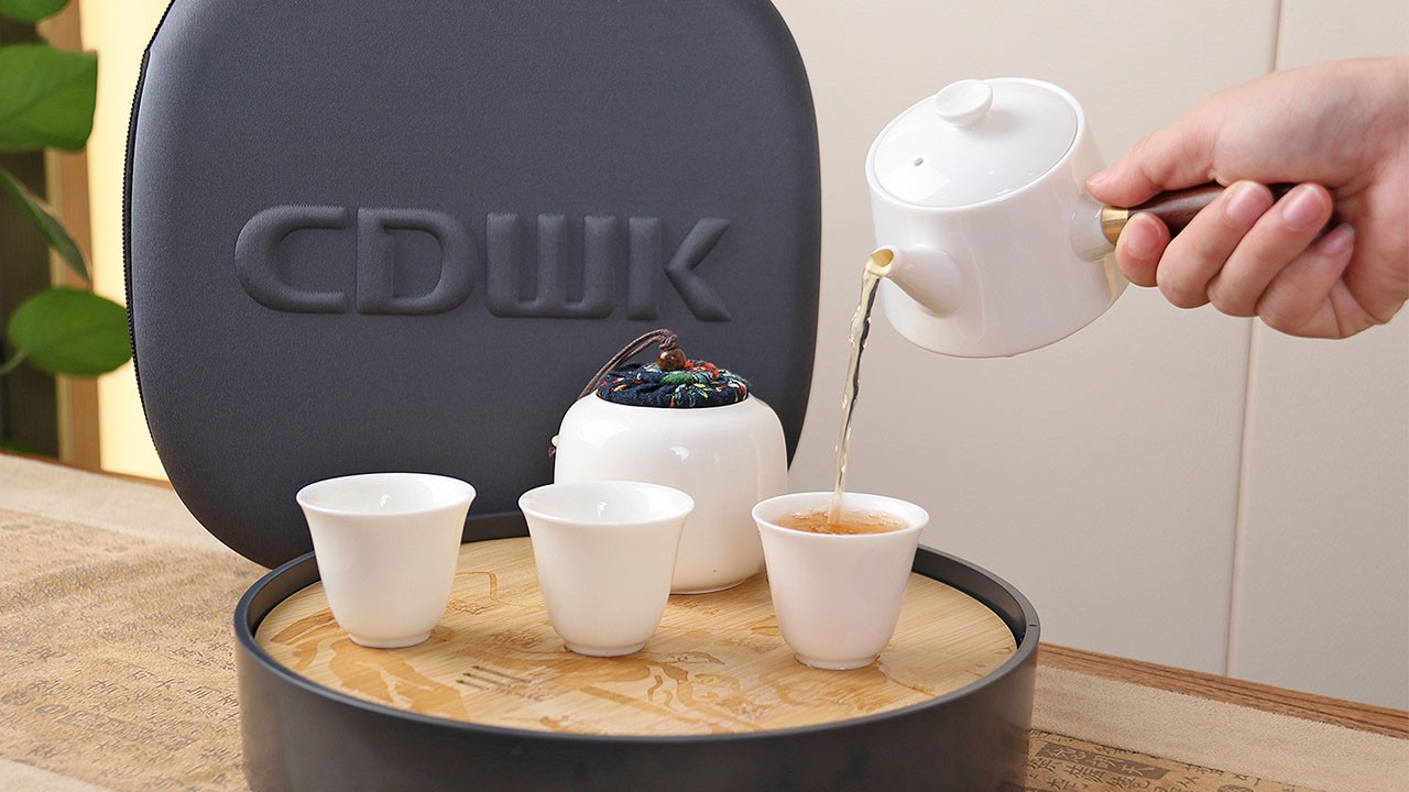 新品上市 | CDWK創(chuàng)點 天行健便攜式茶具套裝，即提即走的茶道儀式感！